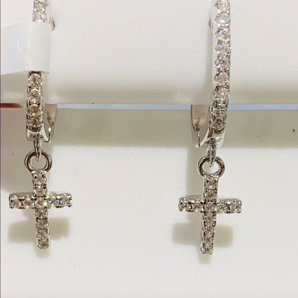 Cross earrings
